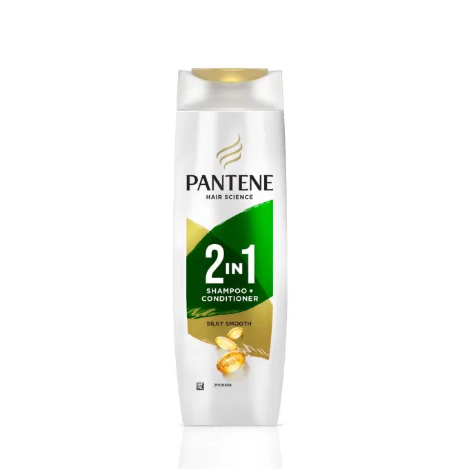  Pantene Advanced Hairfall Solution, 2in1 Anti-Hairfall Silky Smooth Shampoo & Conditioner for Women,