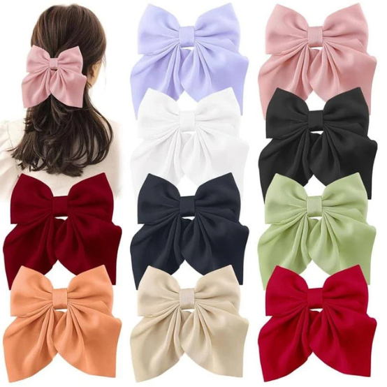 Hair bows clips and bands