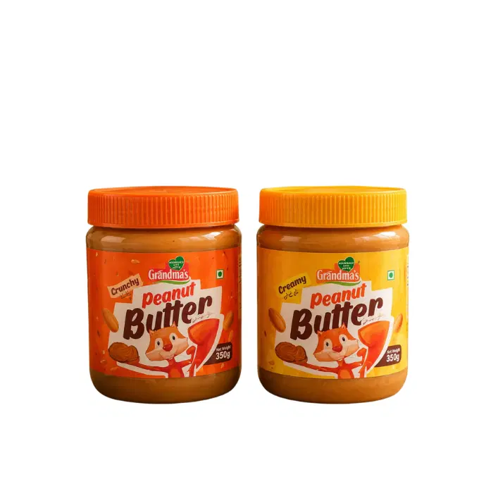 Grandma's Crunchy peanut butter & creamy peanut butter 