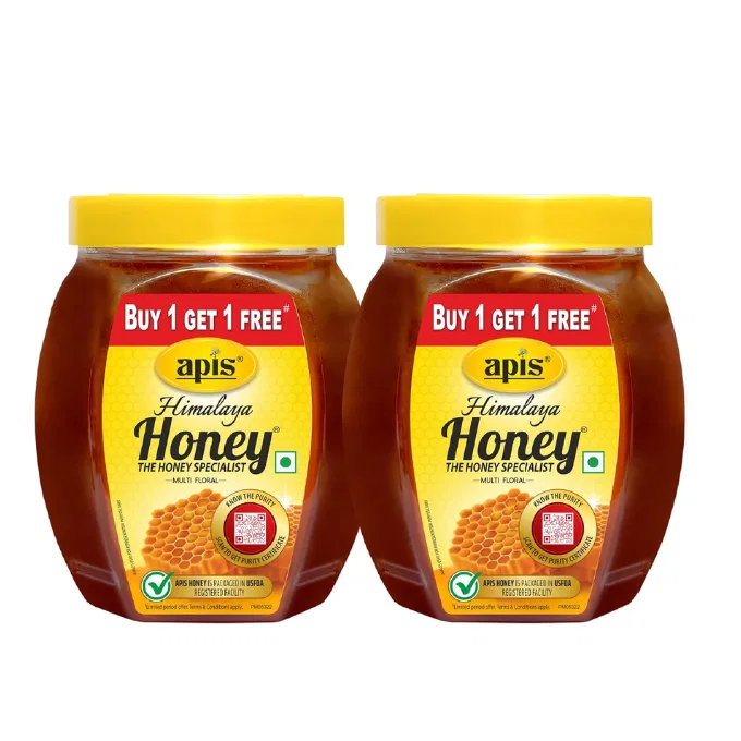  Apis Himalaya Honey, 500 g Each (Buy 1 Get 1 Free)|