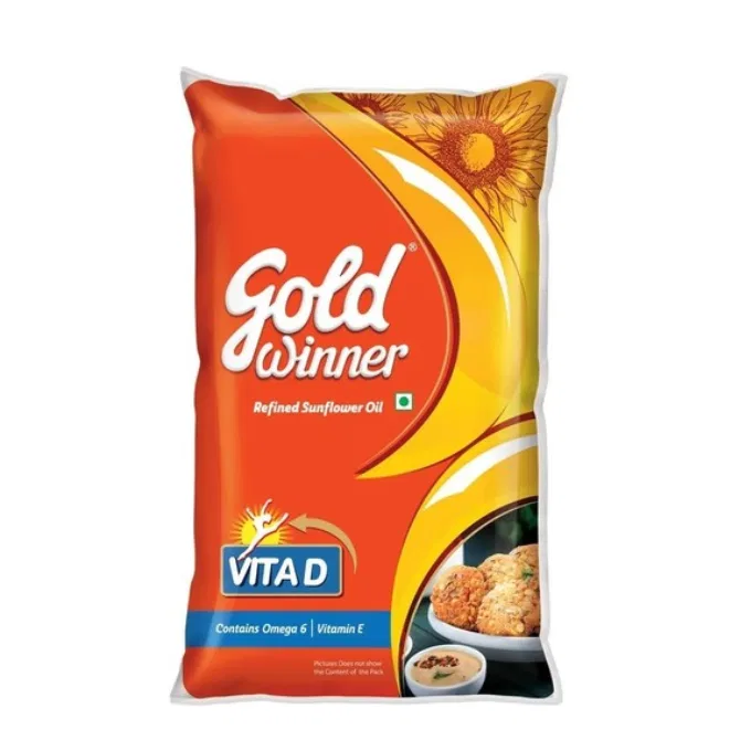 Gold Winner, Refined Sunflower Oil 1L