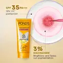 POND's Sunscreen - SPF 35 PA+++ Light Sun Miracle Protect & Bright, With Niacinamide (50 g) – image 3