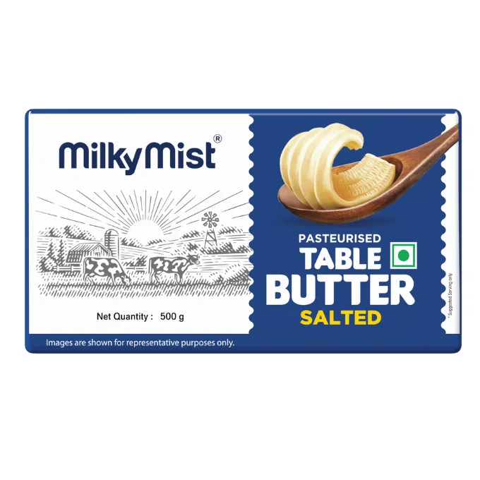 Milky Mist - Table Butter (Salted), 500 gm