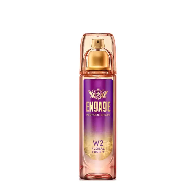 Engage W2 Perfume Spray For Women, Floral & Fruity, Skin Friendly, Long-Lasting 120 ml