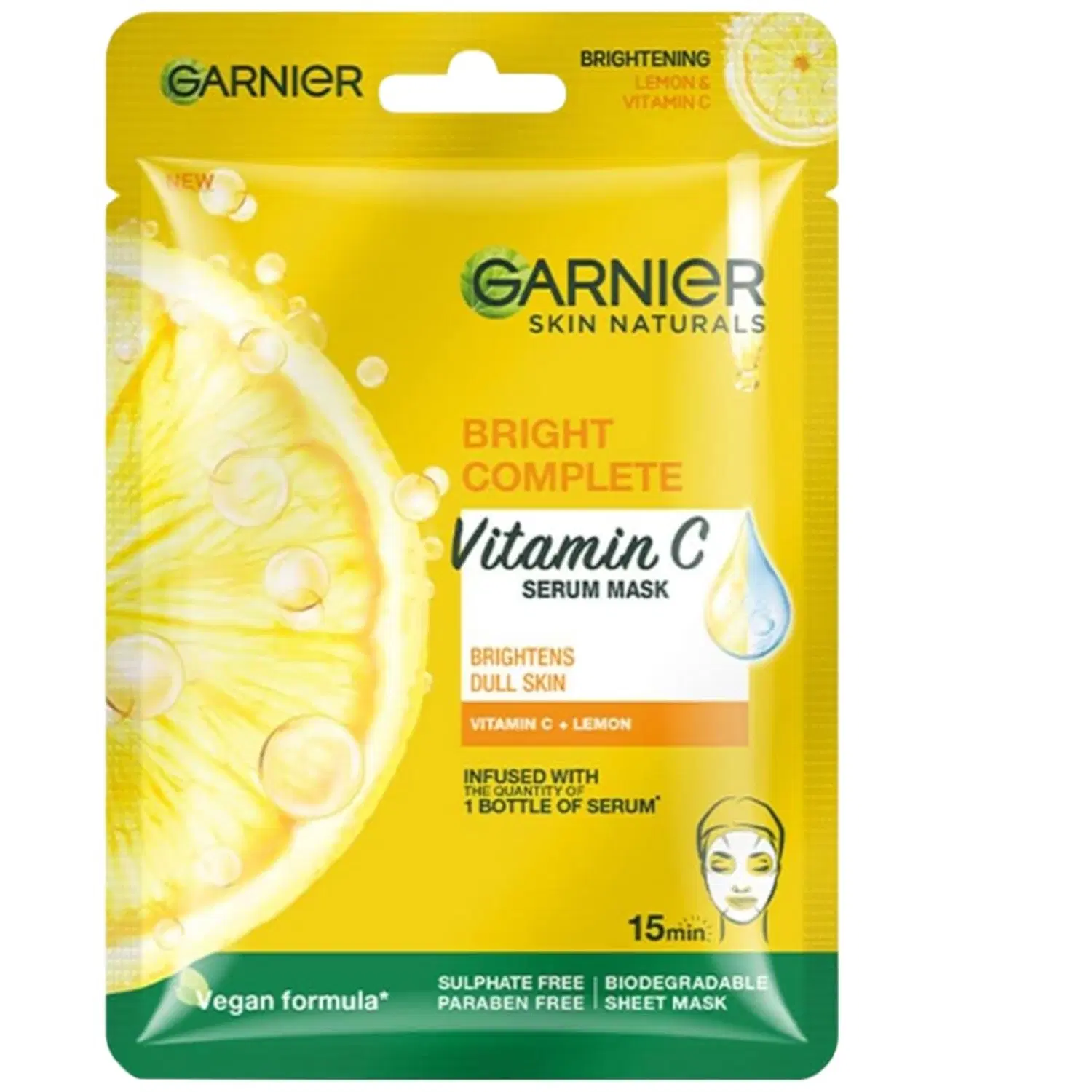 GARNIER VITAMIN C BOOSTER FACE SERUM SHEET