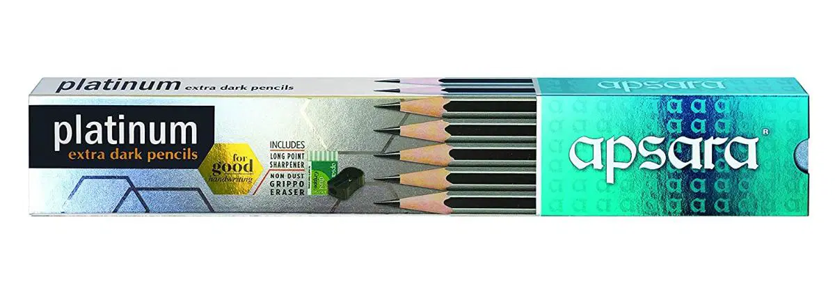 Apsara Platinum Extra Dark Pencils