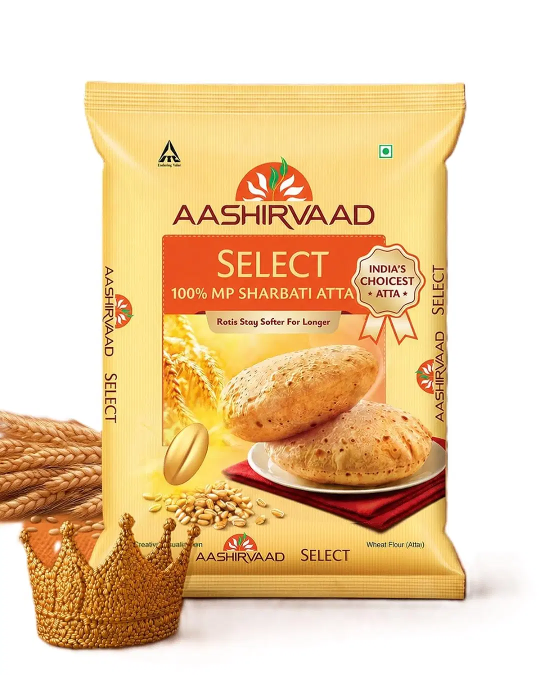 Aashivaad Select 100% MP Sharbati Select Atta 