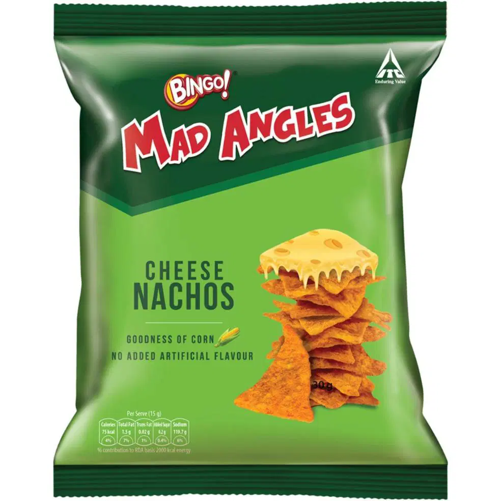 Bingo Mad Angles Cheese Nachos