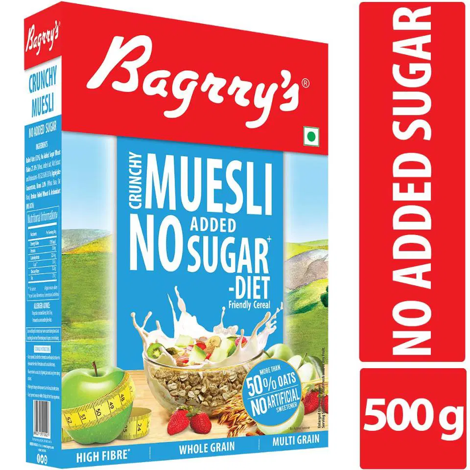 Bagrry'S Crunchy No Added Sugar Muesli
