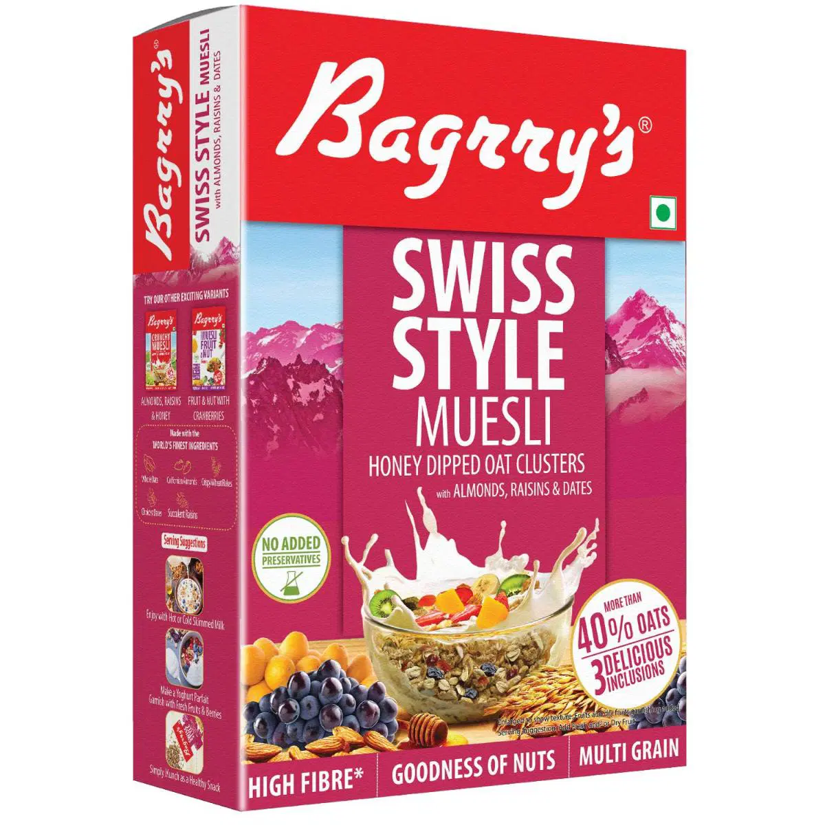 Bagrry'S Swiss Style Muesli Honey Dipped Oat Clusters Buy1Get1