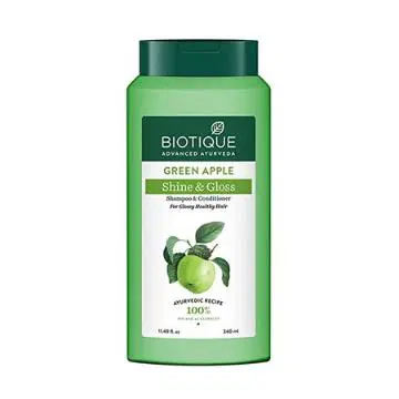 Biotique Green Apple Shine & Gloss Shampoo With Conditioner