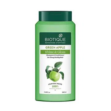 Biotique Green Apple Shine & Gloss Shampoo With Conditioner