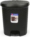 Cello Clasic Plastic Dustbin Black – image 1