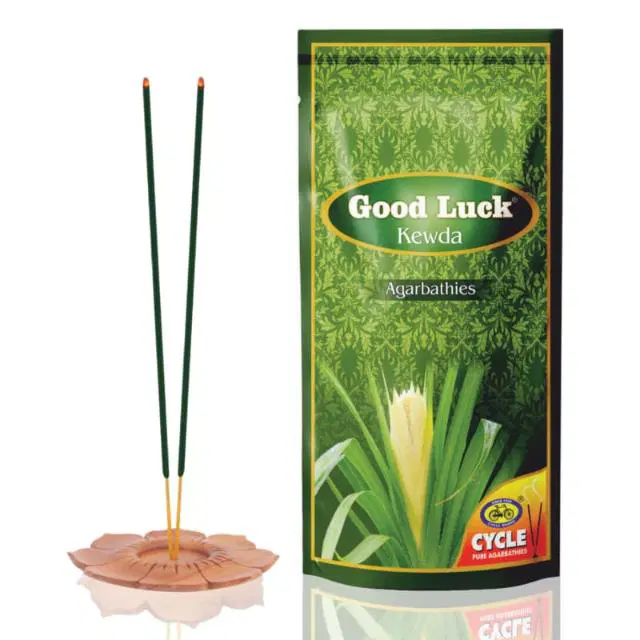 Cycle Agarbatthi Good Luck Kewda Stix