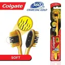 Colagate 360 Charcoal Gold Toothbrush – image 1