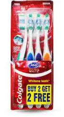 Colgate 360 Visible White Buy2Get2 Toothbrush