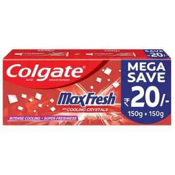 Colgate MaxFresh Toothpaste with Cooling Crystals - Spicy Fresh