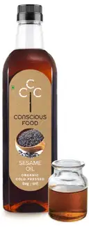 Conscious Food Organic Sesame Oil (Bottle) – image 4