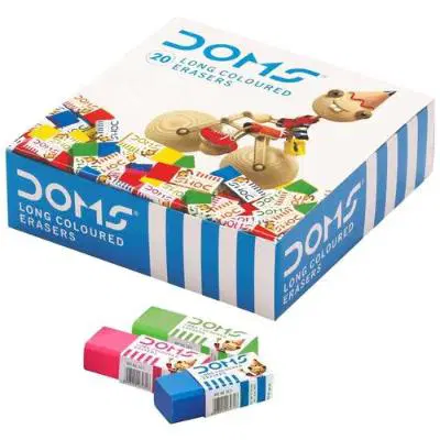 Doms Long Coloured Eraser