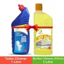 Dew Fresh Toilet Cleaner 1L + Citrus Surface & Floor Cleaner 1L ( Combo Pack) – image 1