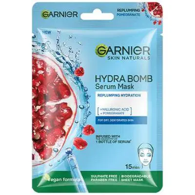 GARNIER HYDRA BOMB FACE SERUM SHEET