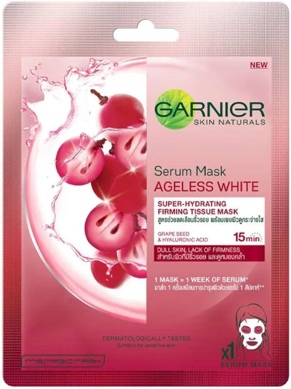Garnier Skin Natural Ageless Face Serum Sheet Mask