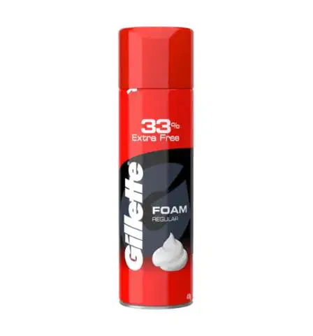 Gillette Foam Shave Lathers Quick And Hydrates