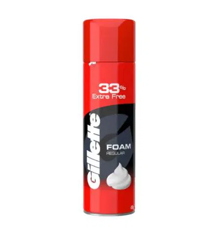 Gillette Foam Shave Lathers Quick And Hydrates
