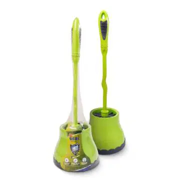 Gebi Sparkle Plus Antibacterial Toilet Round Brush With Container