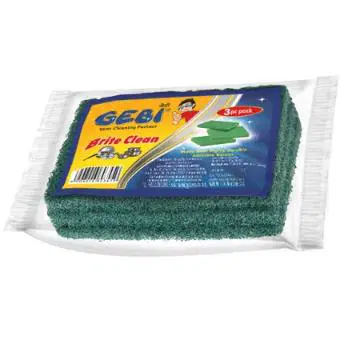 Gebi Sparkle Plus Brite Clean Super Scrub - 7.5 X 10 CM