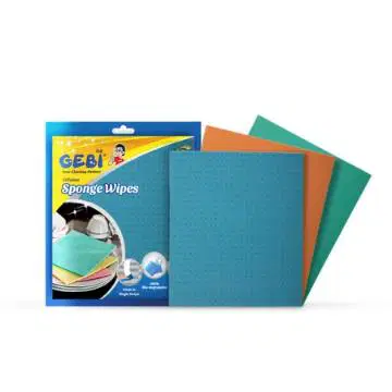 Gebi Sparkle Plus Cellulose Sponge Wipes -3 PACK(18 X 20.5CM)