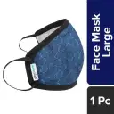 Godrej Protekt Face Mask - Protekt P-W95 Reusable, 6 Layer Germ Shield, Medium, Navy Blue – image 1