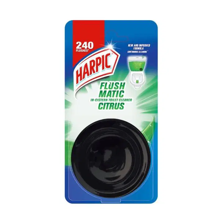 Harpic Flushmatic In-Cistern Toilet Cleaner Blocks Citrus