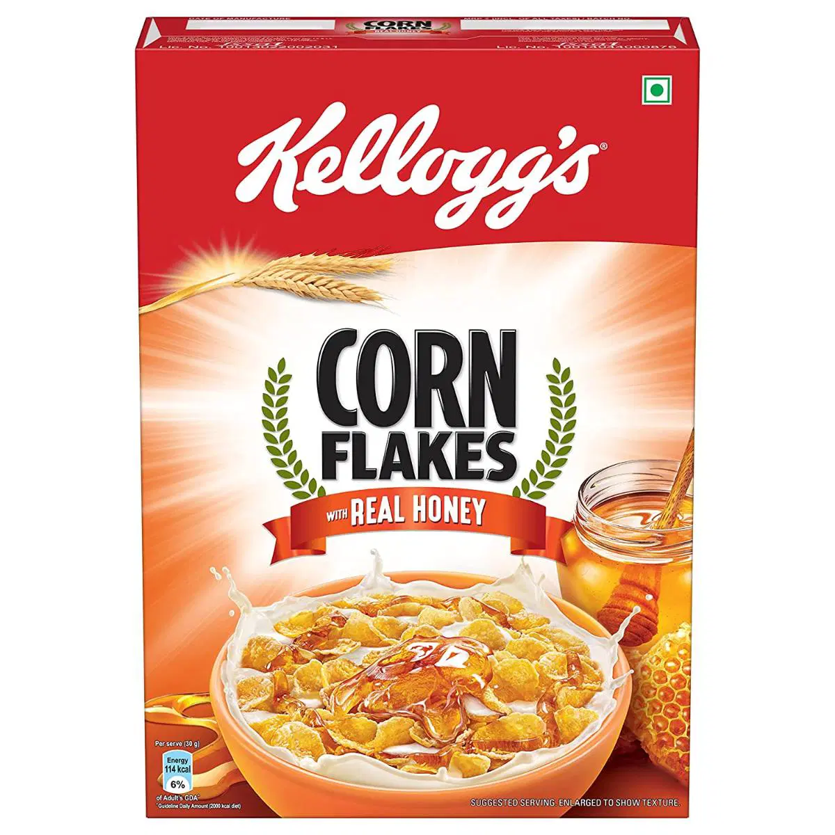 Kelloggs Corn Flakes With Real Honey