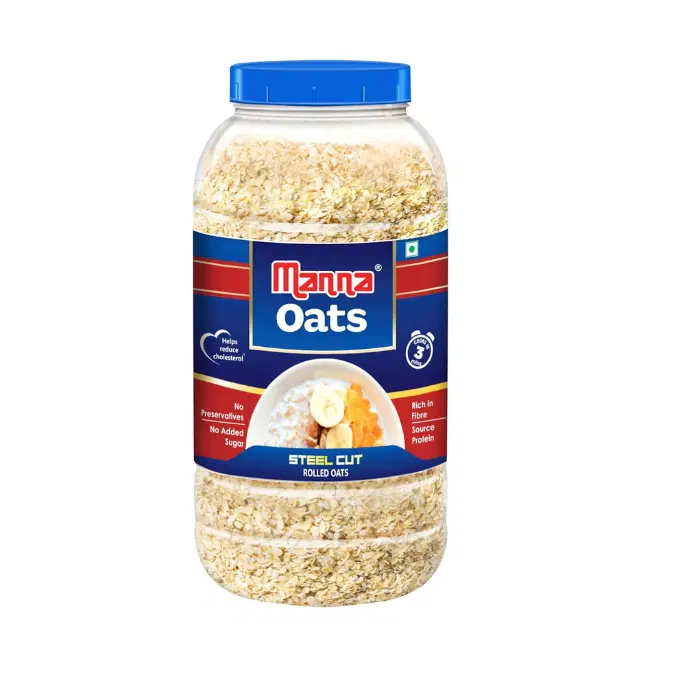 Manna Oats , White oats. Source of protein and high in fibre. 1kg