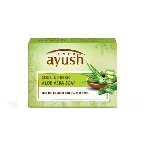 Lever Ayush Cool And Fresh Aloevera Soap