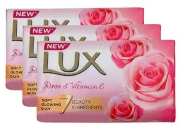 Lux Soft Glow Rose & Vitamin E For Glowing Skin Beauty Soap Mega Pack