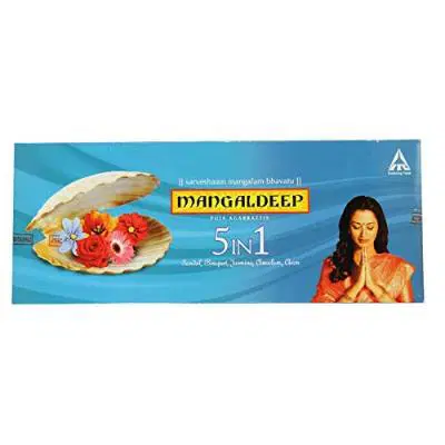 Mangaldeep 5 In 1 Agarbatthi Sticks