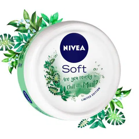Nivea Soft Light Moisturising Cream Chilled Mint