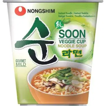 Nongshim Soon Veggie Cup Noodle Soup