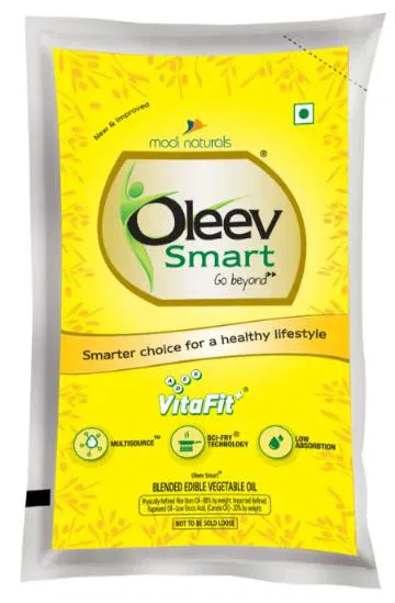 Oleev Smart Oil Fortified with VIT A, D, E & K (Pouch)