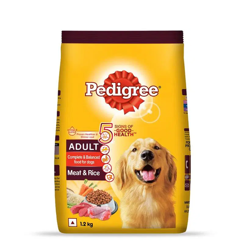 Pedigree Meat And Rice For Adult Dogs