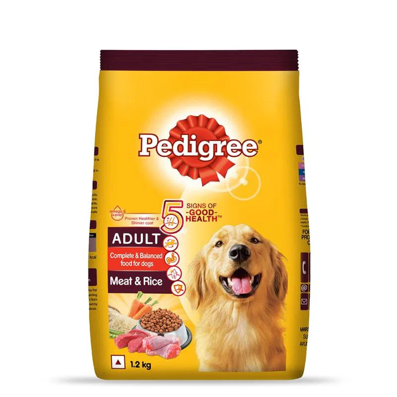 Pedigree Meat And Rice For Adult Dogs