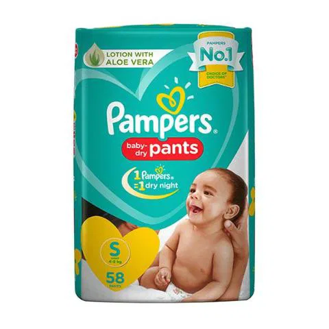 Pampers Baby Dry Pants S58