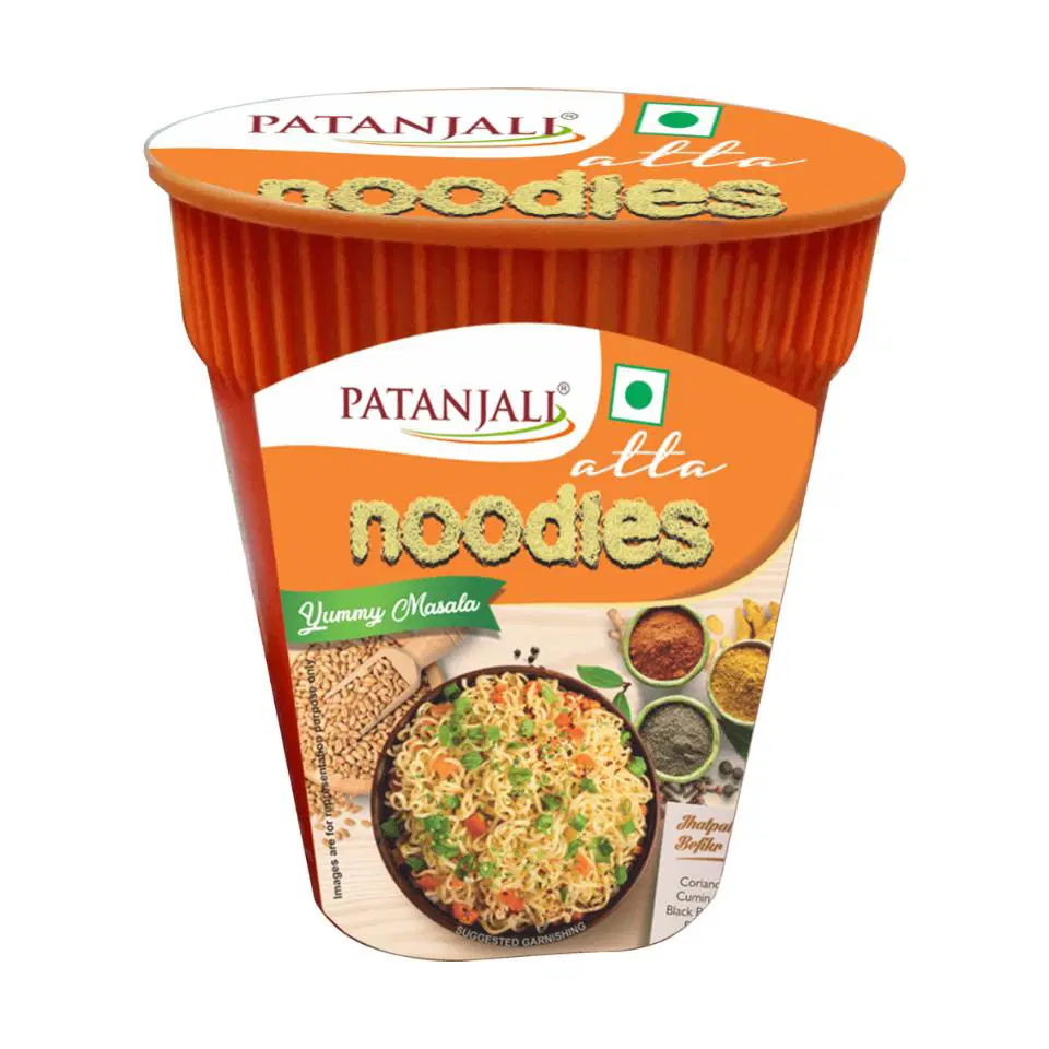 Patanjali Atta Cup Noodles Yummy Masala