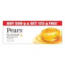 Pears Moisturising Bathing Bar Soap with Glycerine Pure & Gentle - For Golden Glow – image 1