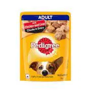 Pedigree Adult With Chicken And Liver Chunks In Gravy