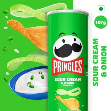 Pringles Sour Cream And Onion Potato Crisps