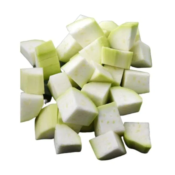 Ridge Gourd Diced
