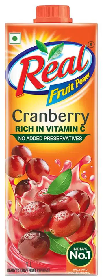 Real Fruit Power Cranberry Juice